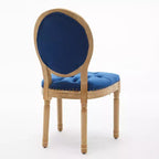 Chaise de salle à manger en bois massif de style français Vatros