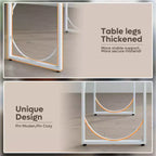 PINMOCO Bureau d'angle de 63 pouces pour la maison, bureau d'ordinateur moderne avec plateau en bois imperméable et cadre en métal pour salle d'étude
