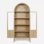 Vitrine en bois avec arches Vatros