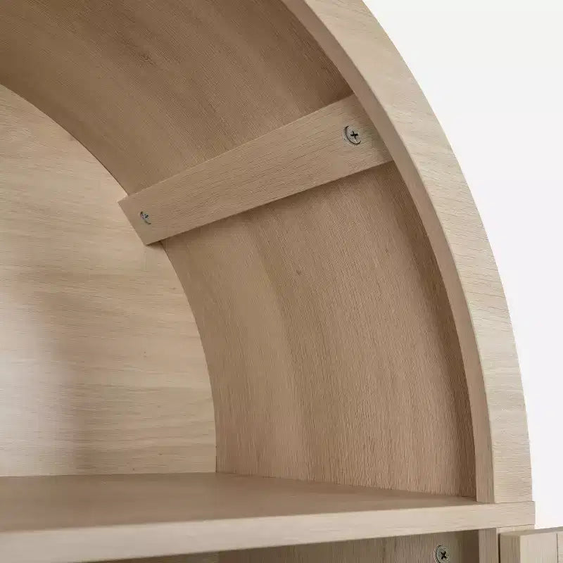 Vitrine en bois avec arches Vatros