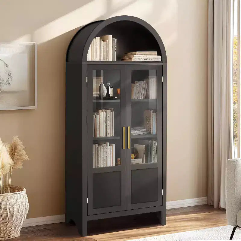Vitrine en bois avec arches Vatros
