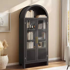 Vitrine en bois avec arches Vatros