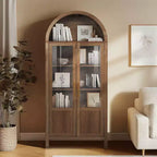 Vitrine en bois avec arches Vatros