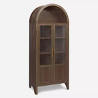 Vitrine en bois avec arches Vatros