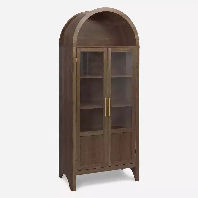 Vitrine en bois avec arches Vatros