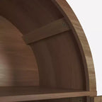 Vitrine en bois avec arches Vatros