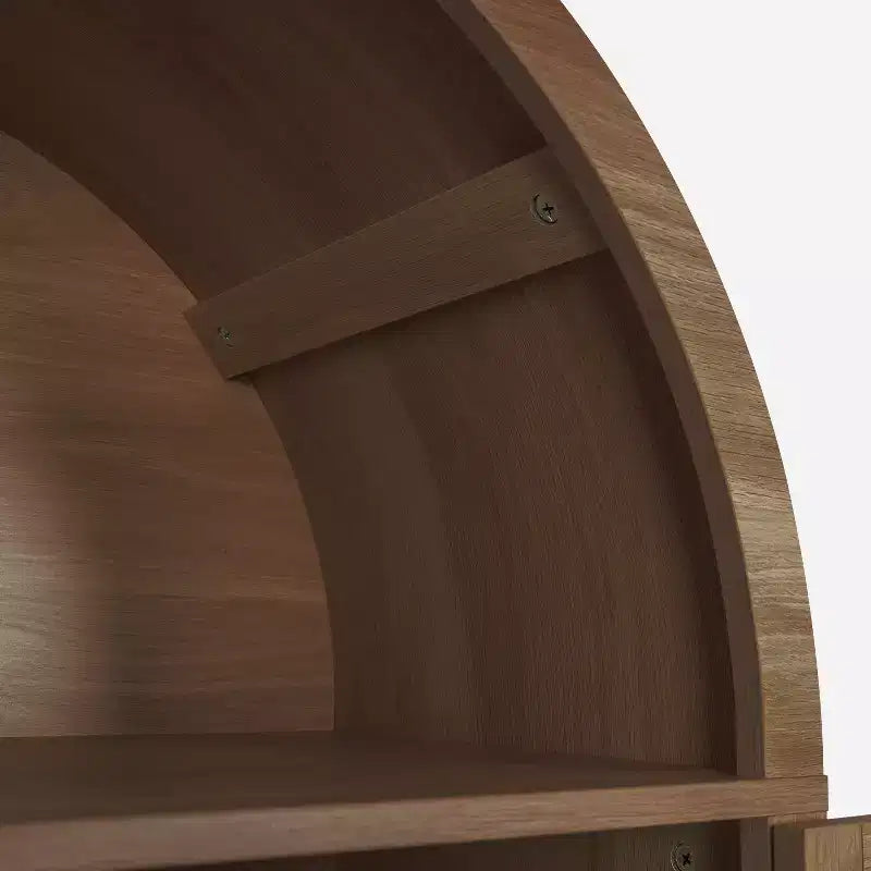 Vitrine en bois avec arches Vatros