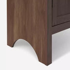 Vitrine en bois avec arches Vatros