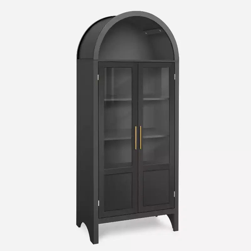 Vitrine en bois avec arches Vatros