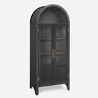 Vitrine en bois avec arches Vatros