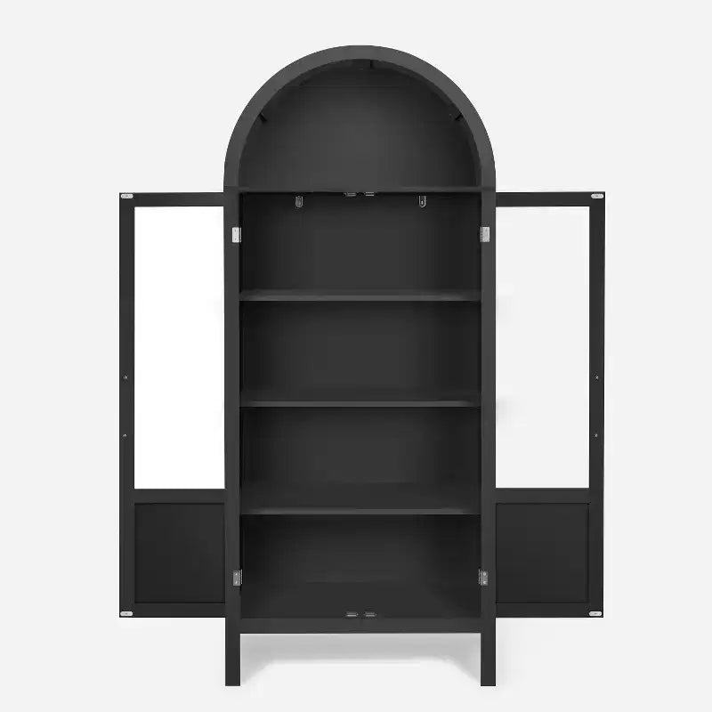 Vitrine en bois avec arches Vatros