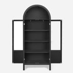 Vitrine en bois avec arches Vatros