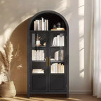 Vitrine en bois avec arches Vatros