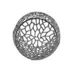 Christopher Knight Home Theresa Table d'appoint en aluminium en forme de tambour, style moderne