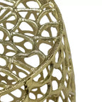 Christopher Knight Home Theresa Table d'appoint en aluminium en forme de tambour, style moderne