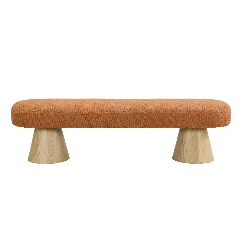 Banc de salle à manger multifonctionnel moderne Christopher Knight Home Hermose 64 en tissu bouclé