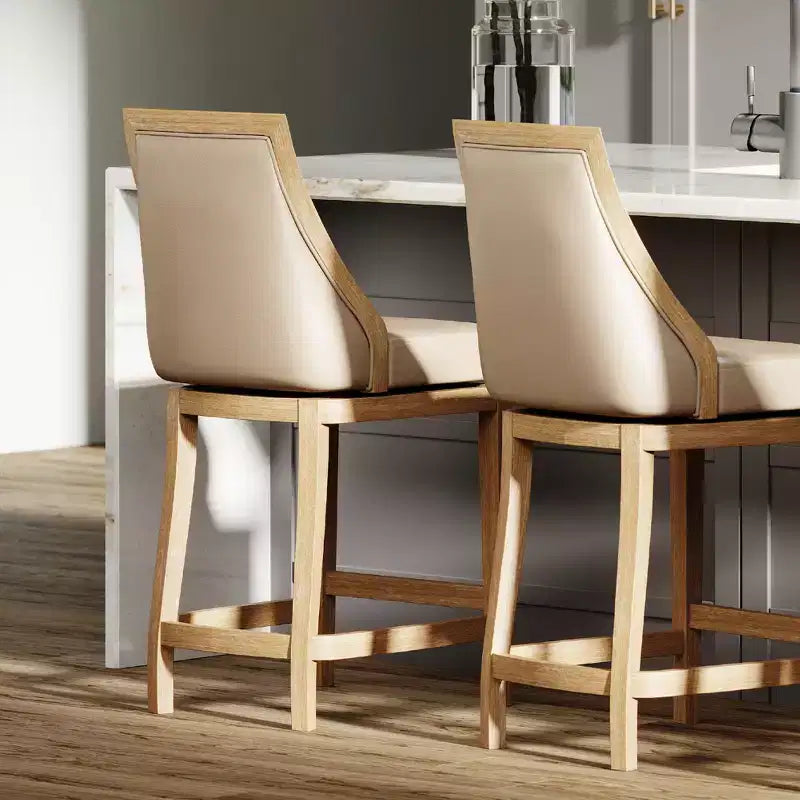 Tabouret de comptoir Maven Lane Vienna avec similicuir 26 po