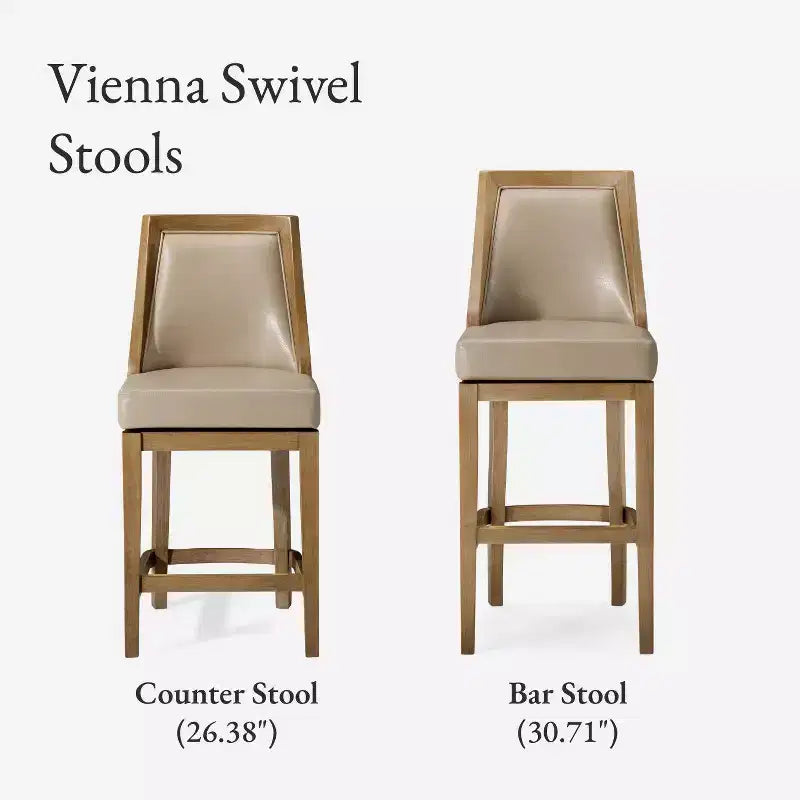 Tabouret de comptoir Maven Lane Vienna avec similicuir 26 po