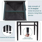 Yaheetech Lot de 4 Fauteuils Modernes avec Dossier Ouvert