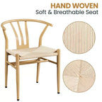 Yaheetech Lot de 4 Fauteuils Modernes avec Dossier Ouvert