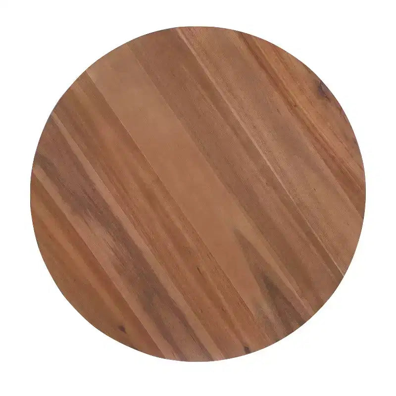 Table basse Christopher Knight Home Zanvia 30 en bois d'acacia rond avec base à lattes