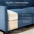 Canapé modulable 82 po à plateau-coussin avec ottoman et rangement de Best Choice Products