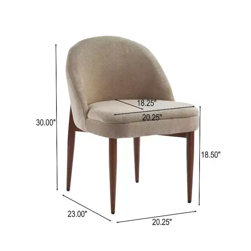 Chaises de salle à manger en fer et chenille moderne Carew Christopher Knight Home (Lot de 2)