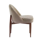 Chaises de salle à manger en fer et chenille moderne Carew Christopher Knight Home (Lot de 2)