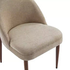 Chaises de salle à manger en fer et chenille moderne Carew Christopher Knight Home (Lot de 2)