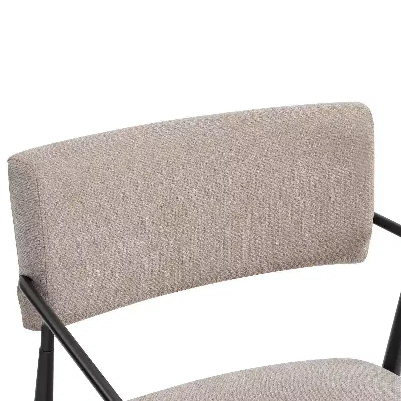 Christopher Knight Home Behrens Chaises de salle à manger rembourrées de style moderne du milieu du siècle (Lot de 2)