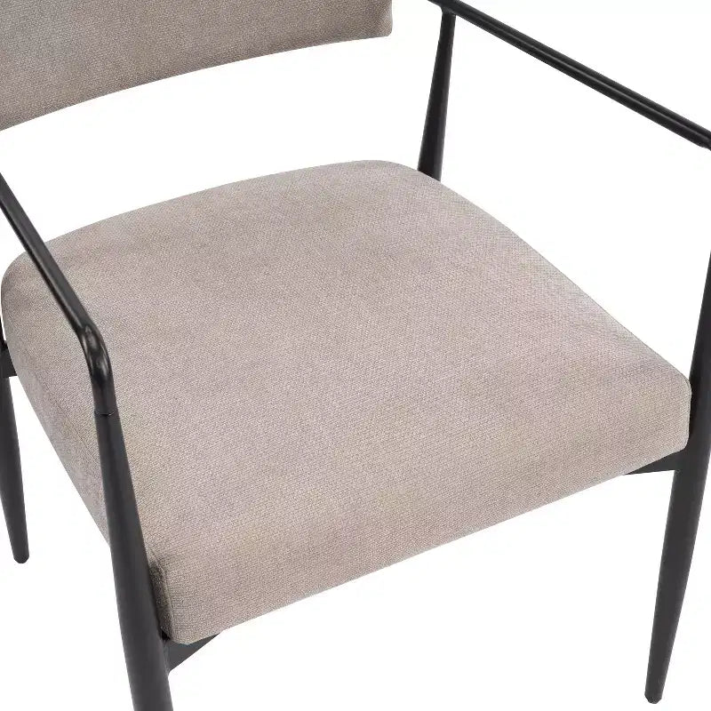 Christopher Knight Home Behrens Chaises de salle à manger rembourrées de style moderne du milieu du siècle (Lot de 2)