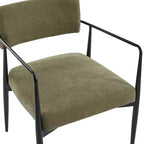 Christopher Knight Home Behrens Chaises de salle à manger rembourrées de style moderne du milieu du siècle (Lot de 2)