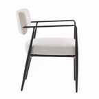 Christopher Knight Home Behrens Chaises de salle à manger rembourrées de style moderne du milieu du siècle (Lot de 2)