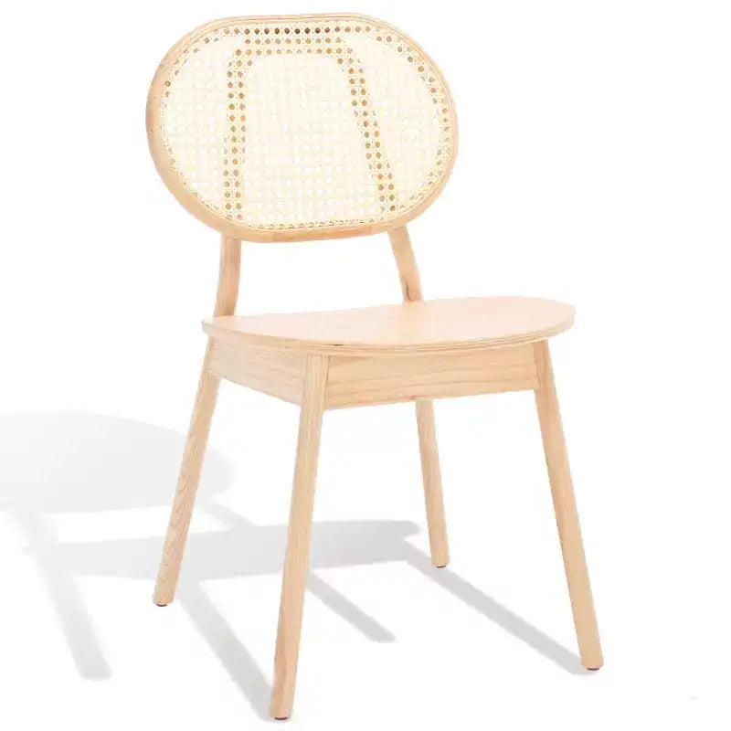 Chaise de salle à manger Kristianna en rotin (Lot de 2) - SFV4127 - Naturel - Safavieh Couture
