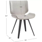 Chaise de salle à manger scandinave Matty - SFV5025 - Gris - Safavieh Couture