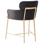 Chaise de salle à manger en velours Charlize - SFV4757 - Safavieh Couture