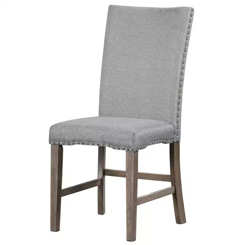 Ensemble de salle à manger 7 pièces Whisen avec chaises rembourrées et plateau à rallonge de 30,5 cm