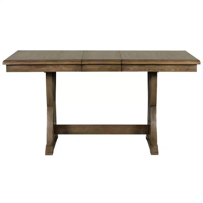 Ensemble de salle à manger 7 pièces Whisen avec chaises rembourrées et plateau à rallonge de 30,5 cm