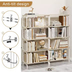 Table d'appoint en C MAYEERTY, table d'appoint en bois avec cadre métallique coulissant pour chambre à coucher ou salon