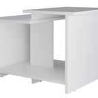 Table basse rectangulaire moderne Okak 16.6 H avec étagère inférieure ouverte pour rangement de bureau à domicile pour salon/bureau, gain de place