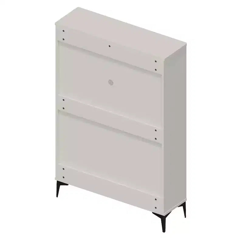 Meuble à chaussures moderne et chic - 3 tiroirs basculants | Entrée/Étroit | Design dissimulé | Pieds indépendants