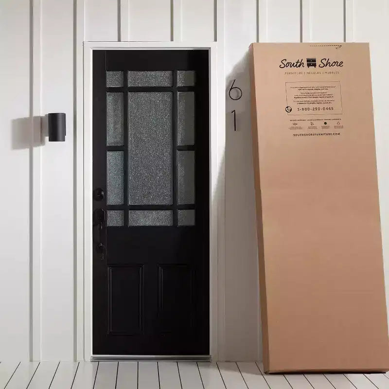HomeStock Lit simple blanc de 37,46 cm H avec rangements, en aggloméré