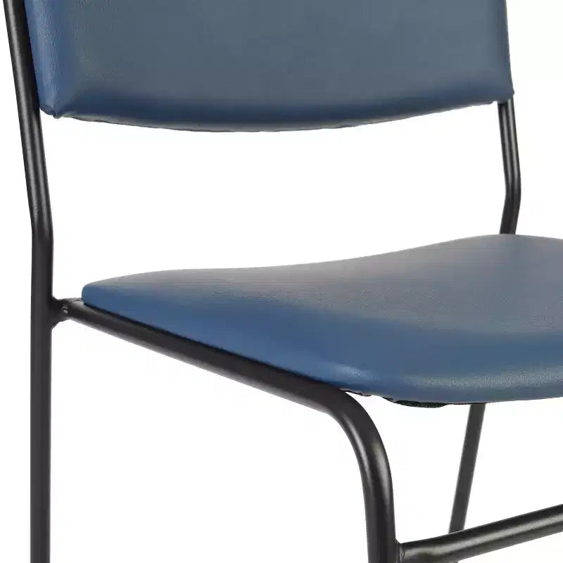 Lot de 5 chaises empilables à haute densité Flash Furniture de la série HERCULES, capacité de 227 kg, avec base luge