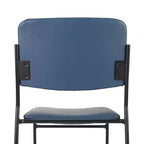 Lot de 5 chaises empilables à haute densité Flash Furniture de la série HERCULES, capacité de 227 kg, avec base luge