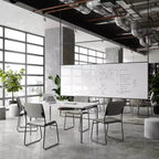 Lot de 5 chaises empilables à haute densité Flash Furniture de la série HERCULES, capacité de 227 kg, avec base luge
