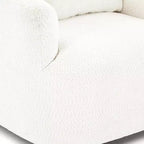 Fauteuil baquet pivotant rembourré Whisen 38.2 avec oreiller