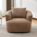 Fauteuil baquet pivotant rembourré Whisen 38.2 avec oreiller