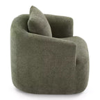 Fauteuil baquet pivotant rembourré Whisen 38.2 avec oreiller