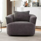 Fauteuil baquet pivotant rembourré Whisen 38.2 avec oreiller
