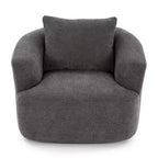 Fauteuil baquet pivotant rembourré Whisen 38.2 avec oreiller